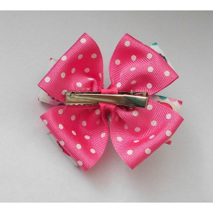 Little Twin Stars / Peppa Pig Grosgrain Ribbon Girls Hair Bows ( Hair Clip or Hair Band) Style A or B